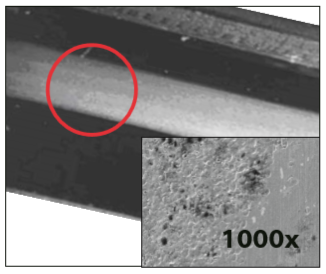 measuring tension in shaft bearings surface crystallization of