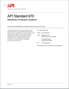 API670 standard