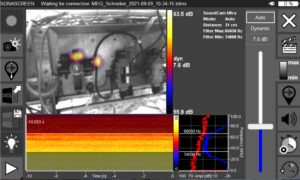 Visualización de fugas de aire con ultrasonido